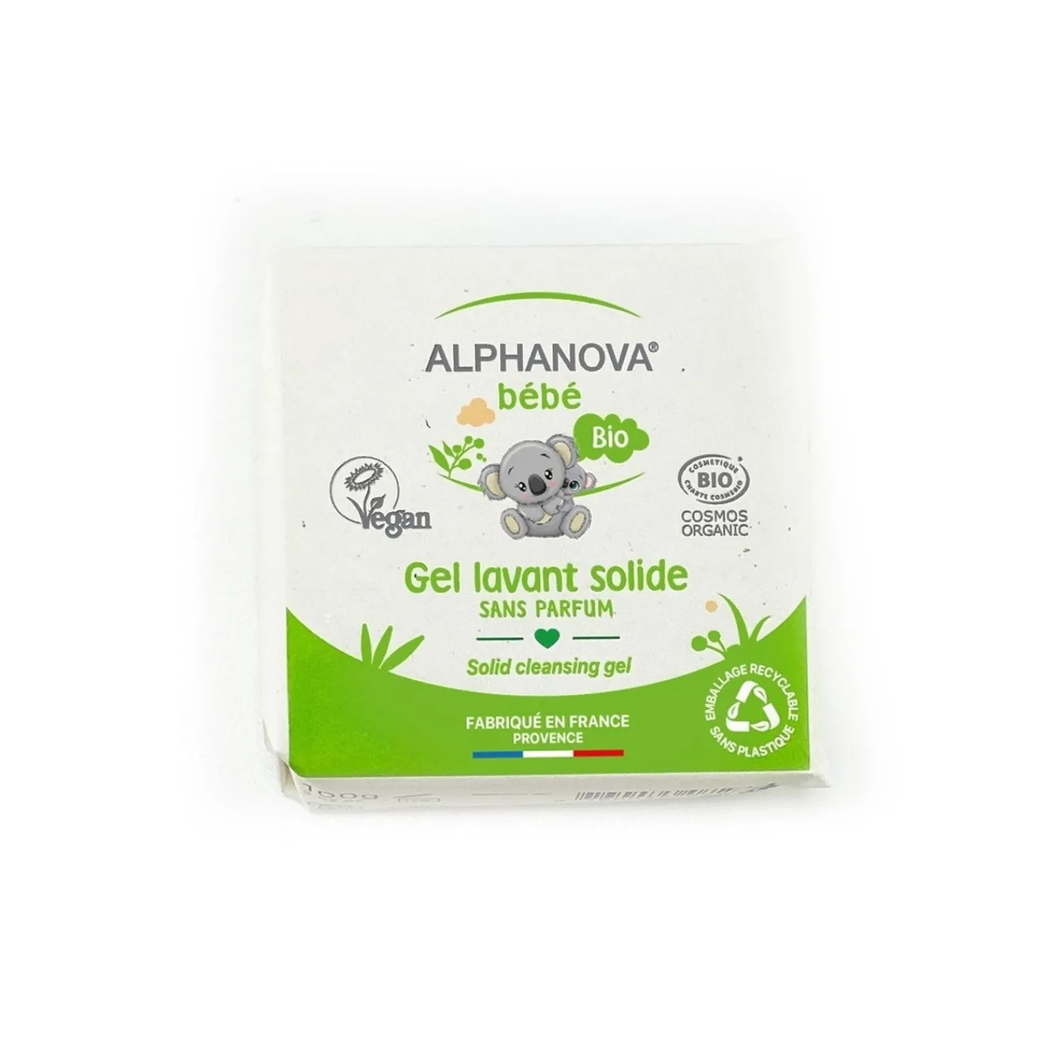 Alphanova Sun Solide Cleansing Gel Voor Baby'S En Zuigelingen