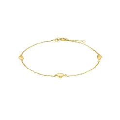 amor Enkelband Voor Dames En Heren, Unisex, Goud 375 | Hart