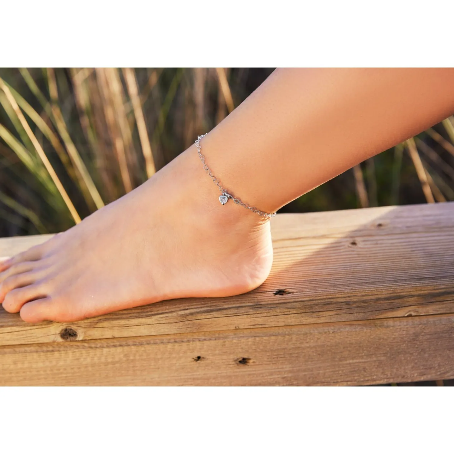 amor Enkelband Voor Dames, 925 Sterling Zilver, Zirkonia Synth. | Hart