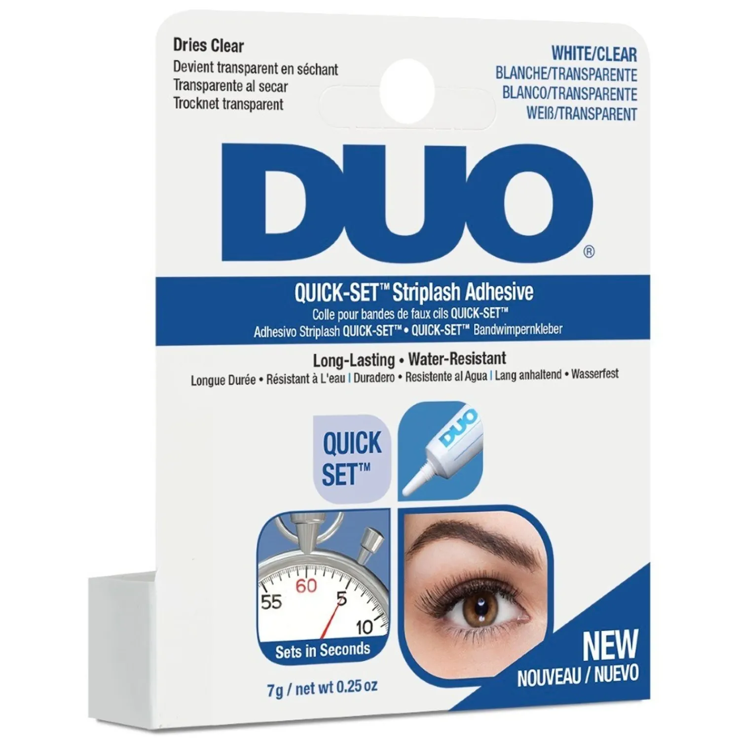 Ardell Duo Quickset Striplash Lijm Wit/Helder