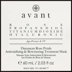 Avant Skincare Age Protect & Uv Damascan Rozenblaadjes Anti-Oxidatie & Retexturerende