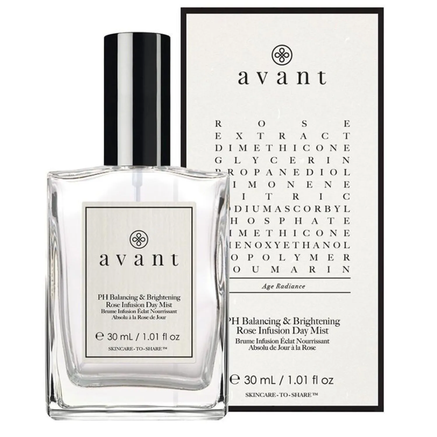 Avant Skincare Age Radiance Ph Balancing & Brightening Rose Infusion Day