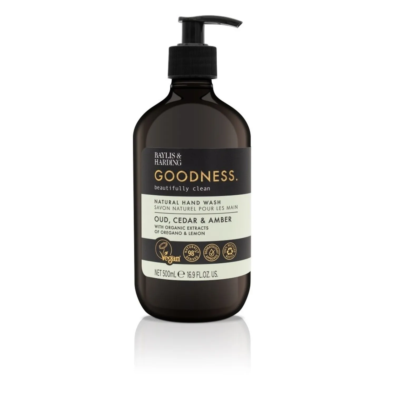Baylis and Harding Baylis En Harding Goodness Hand Wash Oud, Ceder & Amber Handzeep