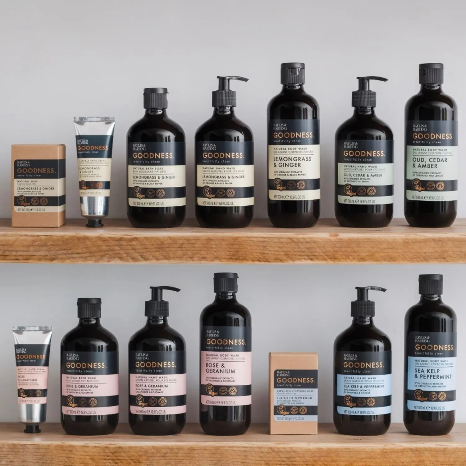 Baylis and Harding Baylis En Harding Goodness Hand Wash Oud, Ceder & Amber Handzeep
