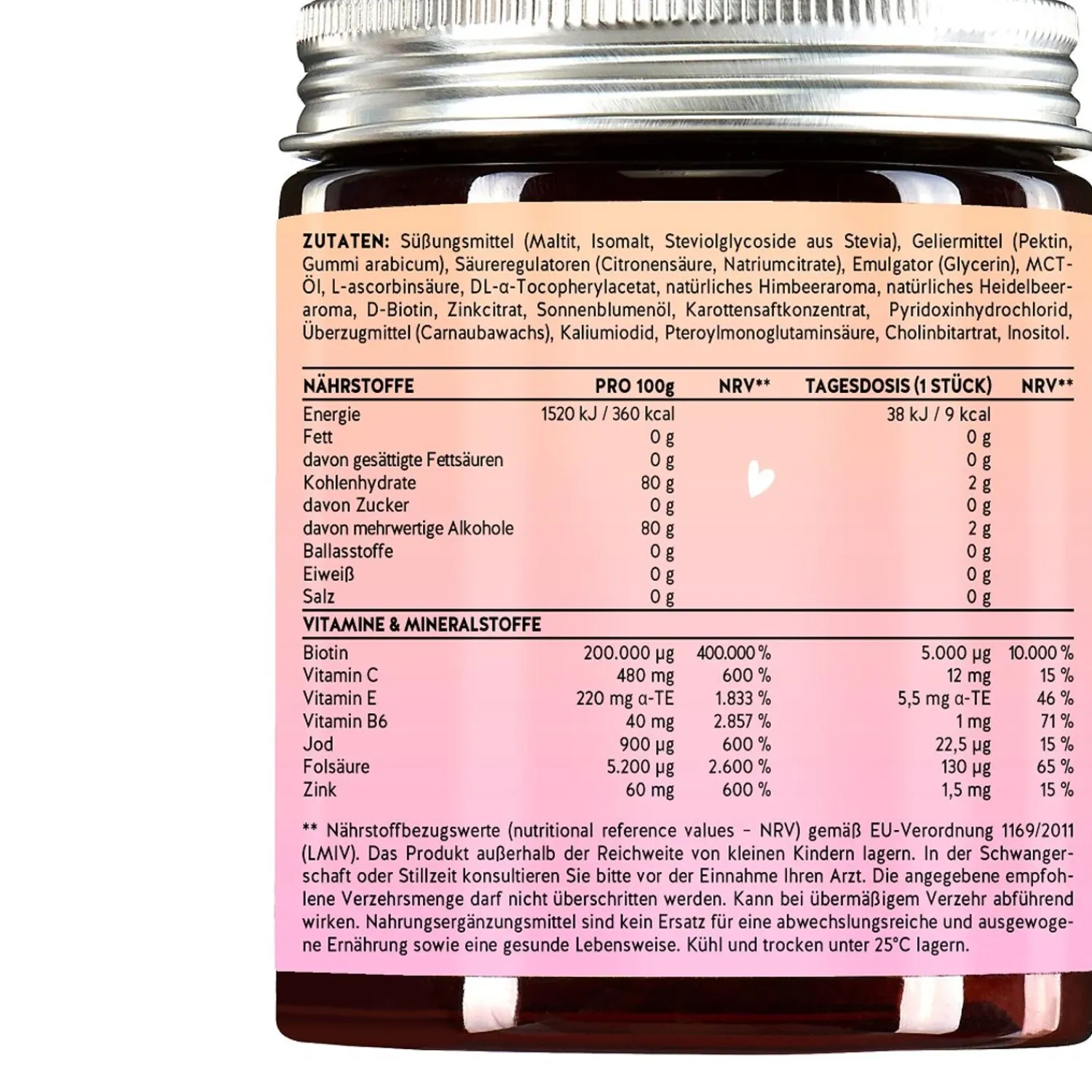 Bears With Benefits Beren Met Voordelen Ah-Mazing Hair Vitamins Biotine Suikervrij