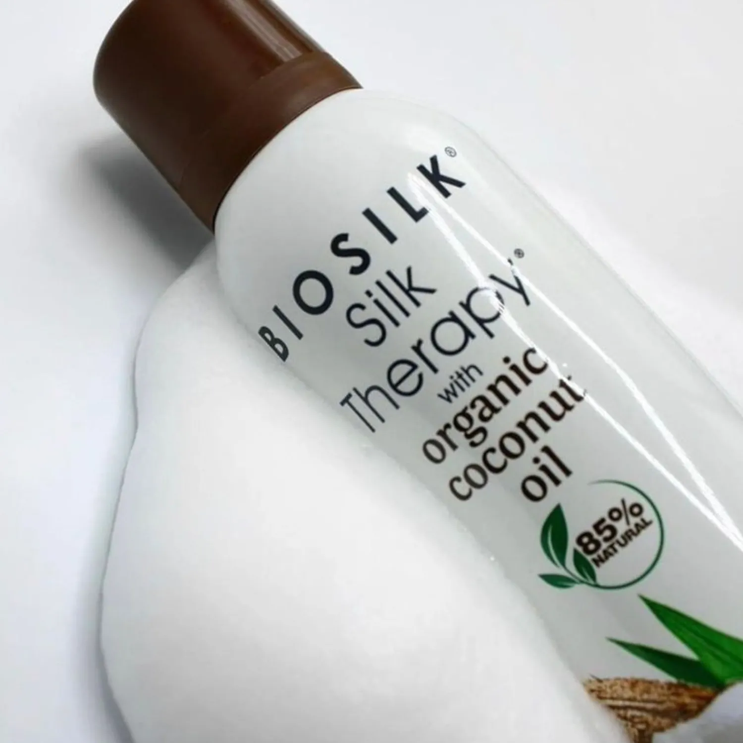 Biosilk Silk Therapy Zijdetherapie Met Natuurlijke Kokosolie, Opgeklopte Volumemousse