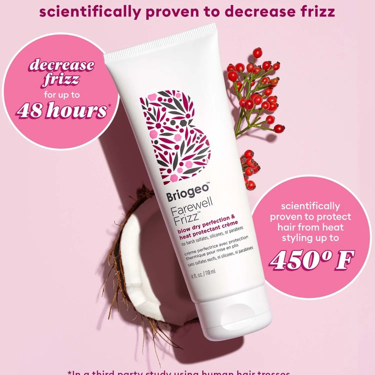 Briogeo Farewell Frizz Fohn Perfection & Heat Protectant Creme