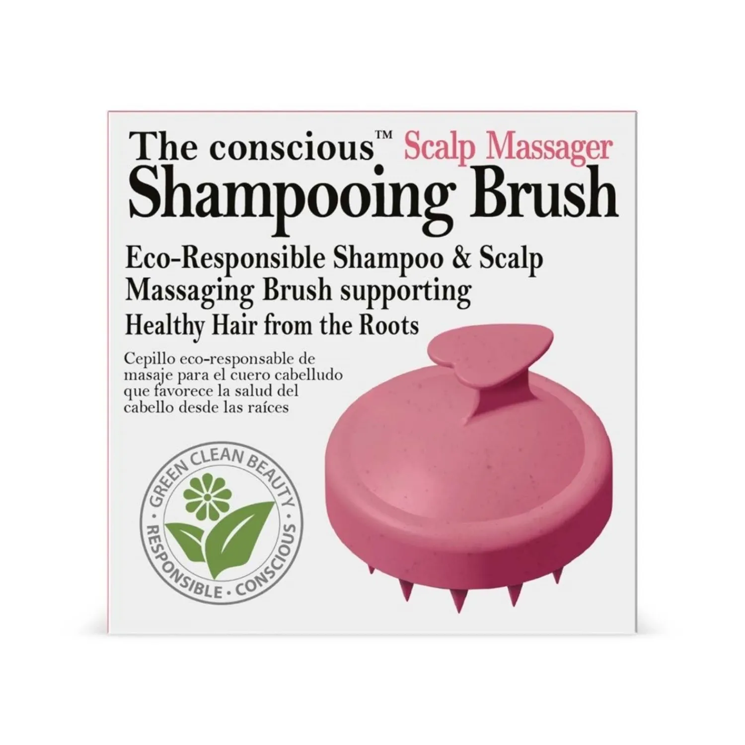 The conscious™ De Bewuste Scalp Massager Shampooing Brush Roze