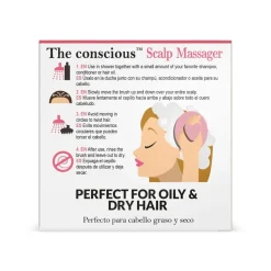 The conscious™ De Bewuste Scalp Massager Shampooing Brush Roze
