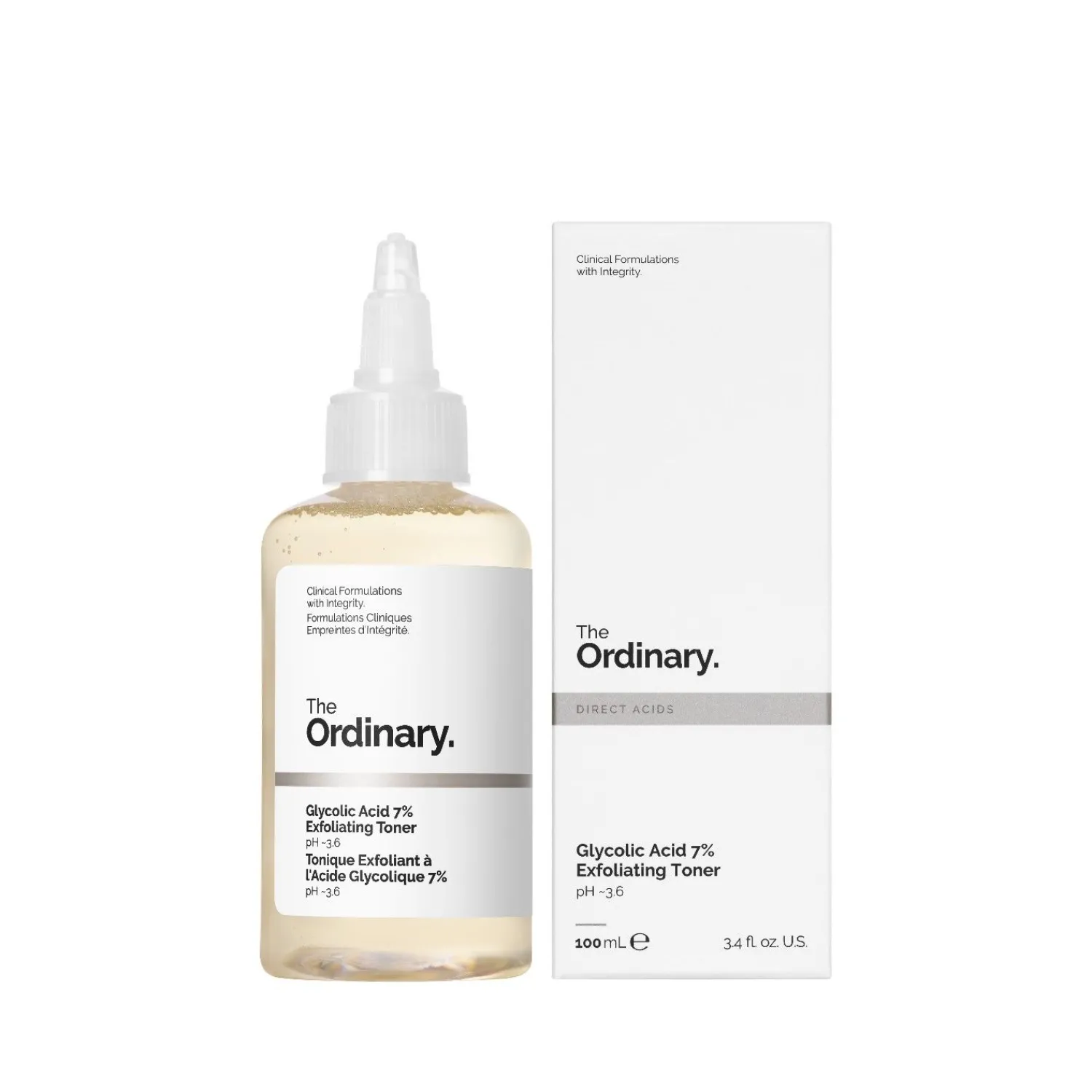 The Ordinary De Gewone Gelijkmatige Huidtint Glycolzuur 7% Exfolierende Toner
