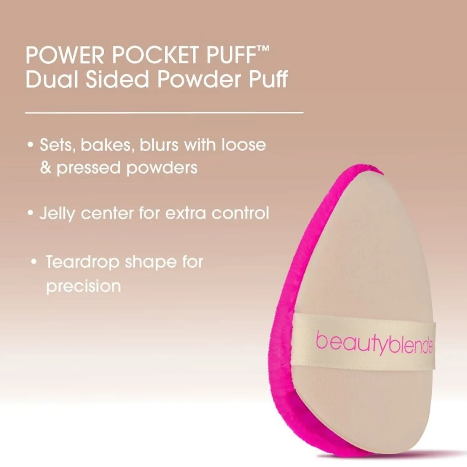 The original beautyblender De Originele Beautyblender Power Pocket Puff