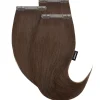 Desinas Naadloze Extensions Chocoladebruin