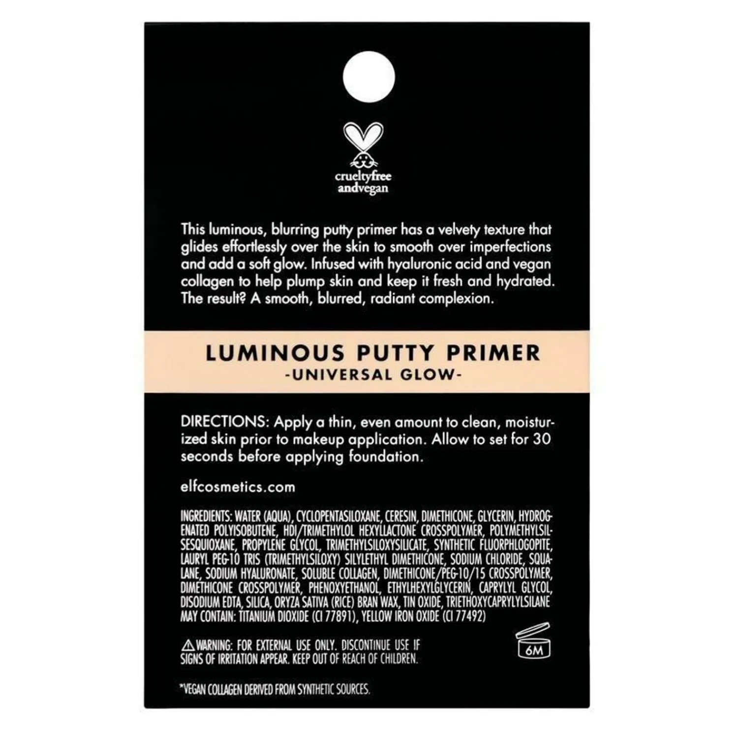 e.l.f. Cosmetics Elf Cosmetics Putty Lichtgevende Putty Primer