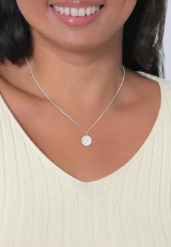 Elli Dames Bedel Plaatje Organisch Gehamerd Blogger Trend In 925 Sterling Zilver