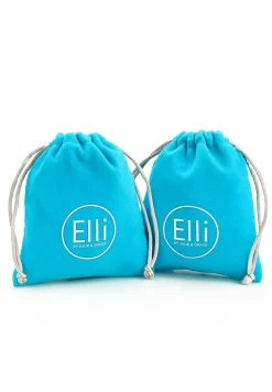 Elli Dames Bedel Plaatje Organisch Gehamerd Blogger Trend In 925 Sterling Zilver