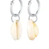 Elli Dames Creools Zee Vakantie Trend Met Kauri Schelpen In 925 Sterling Zilver Verguld