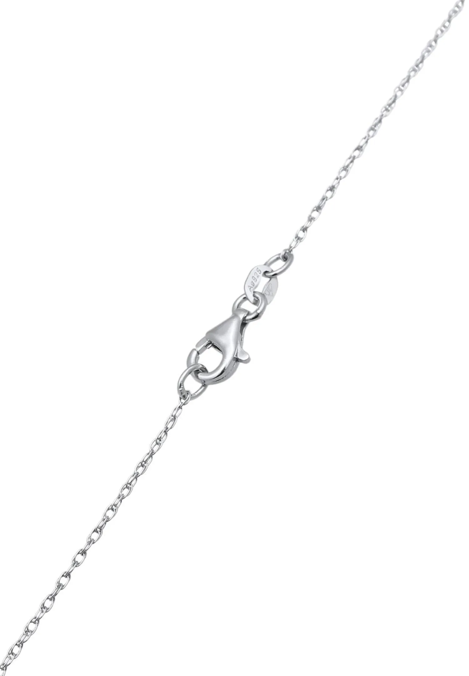 Elli Dames Druppel Hanger Gedraaid In 925 Sterling Zilver