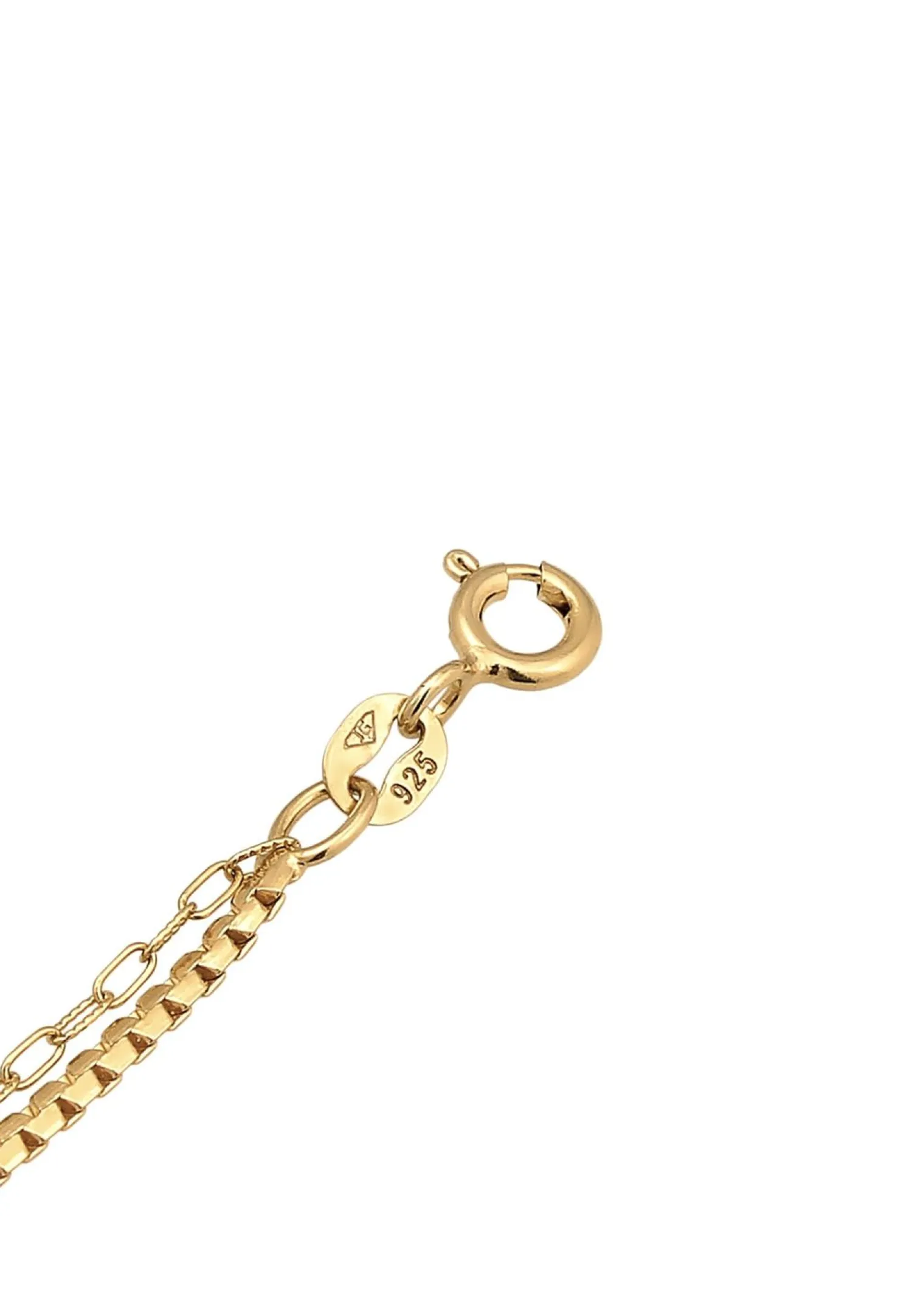 Elli Dames Enkelband Basis Schakel Trend In 925 Sterling Zilver