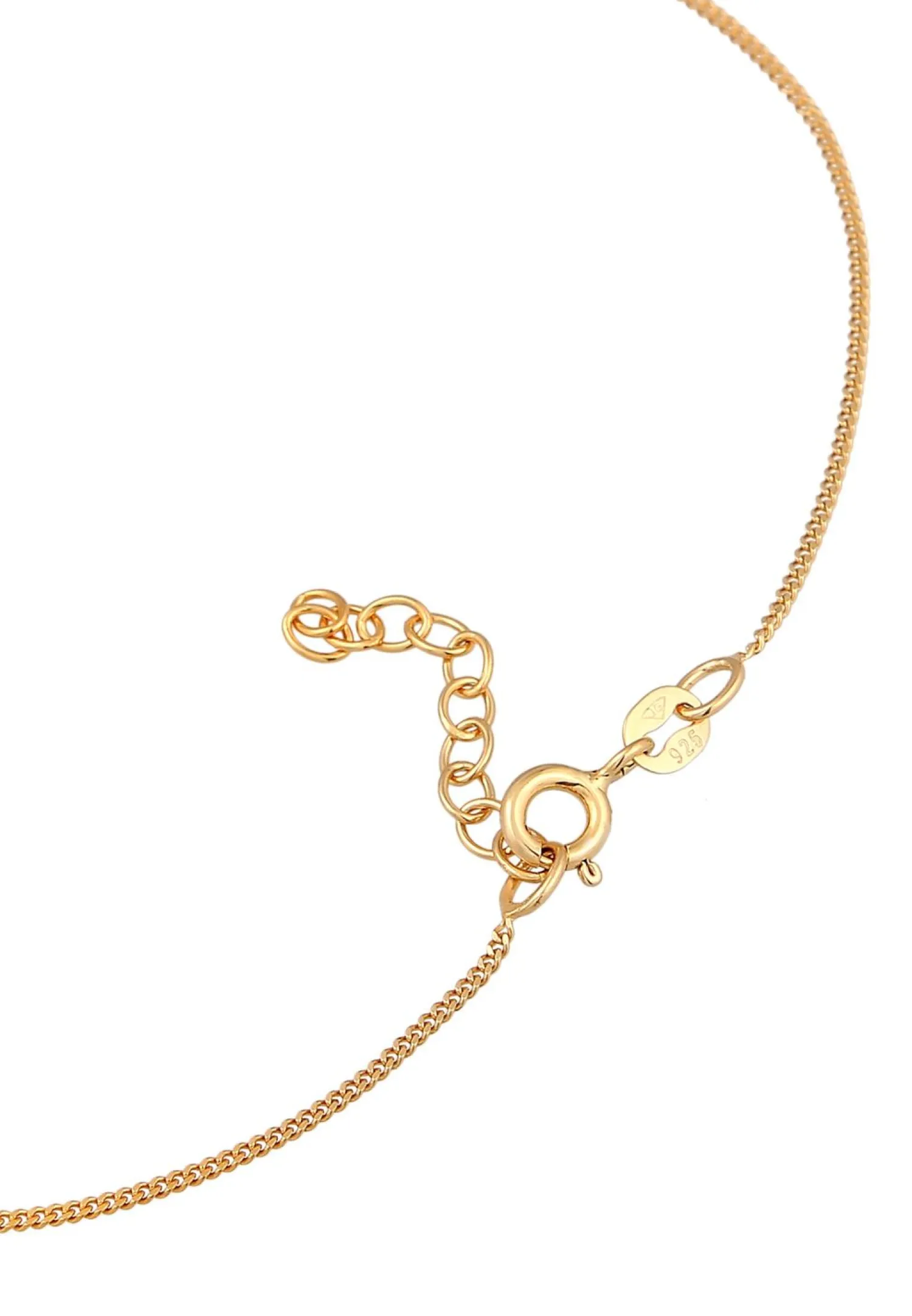 Elli Dames Enkelband Hanger Eenzaam Met Maansteen In 925 Sterling Zilver
