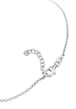 Elli Dames Enkelbandje Halve Maan Astro Met Maansteen In 925 Sterling Zilver