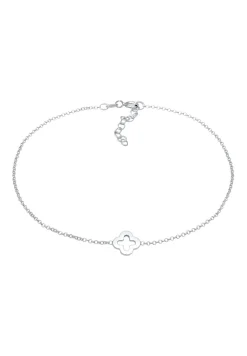 Elli Dames Enkelbandje Klaverblad Hanger Geluk In 925 Sterling Zilver