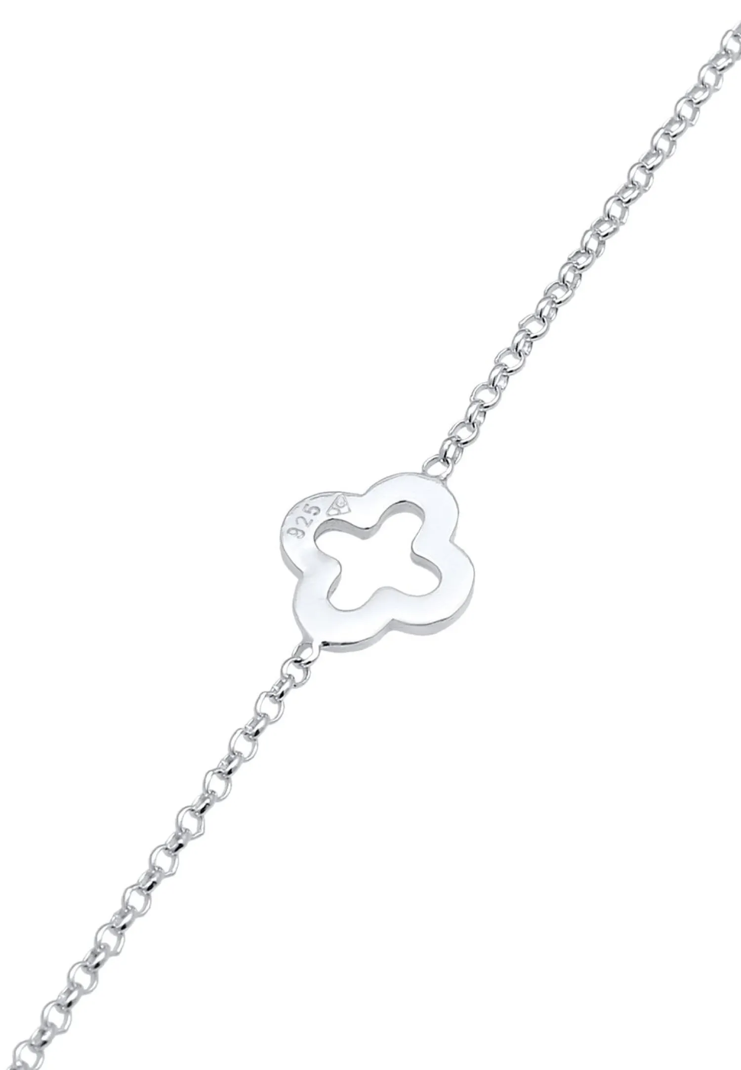 Elli Dames Enkelbandje Klaverblad Hanger Geluk In 925 Sterling Zilver