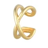 Elli Dames Enkelvoudige Oorklem Cross Trend Blogger In 925 Sterling Zilver Verguld