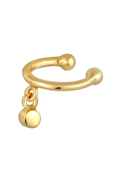 Elli Dames Oorklem Bal Elegant Met Kristal In 925 Sterling Zilver