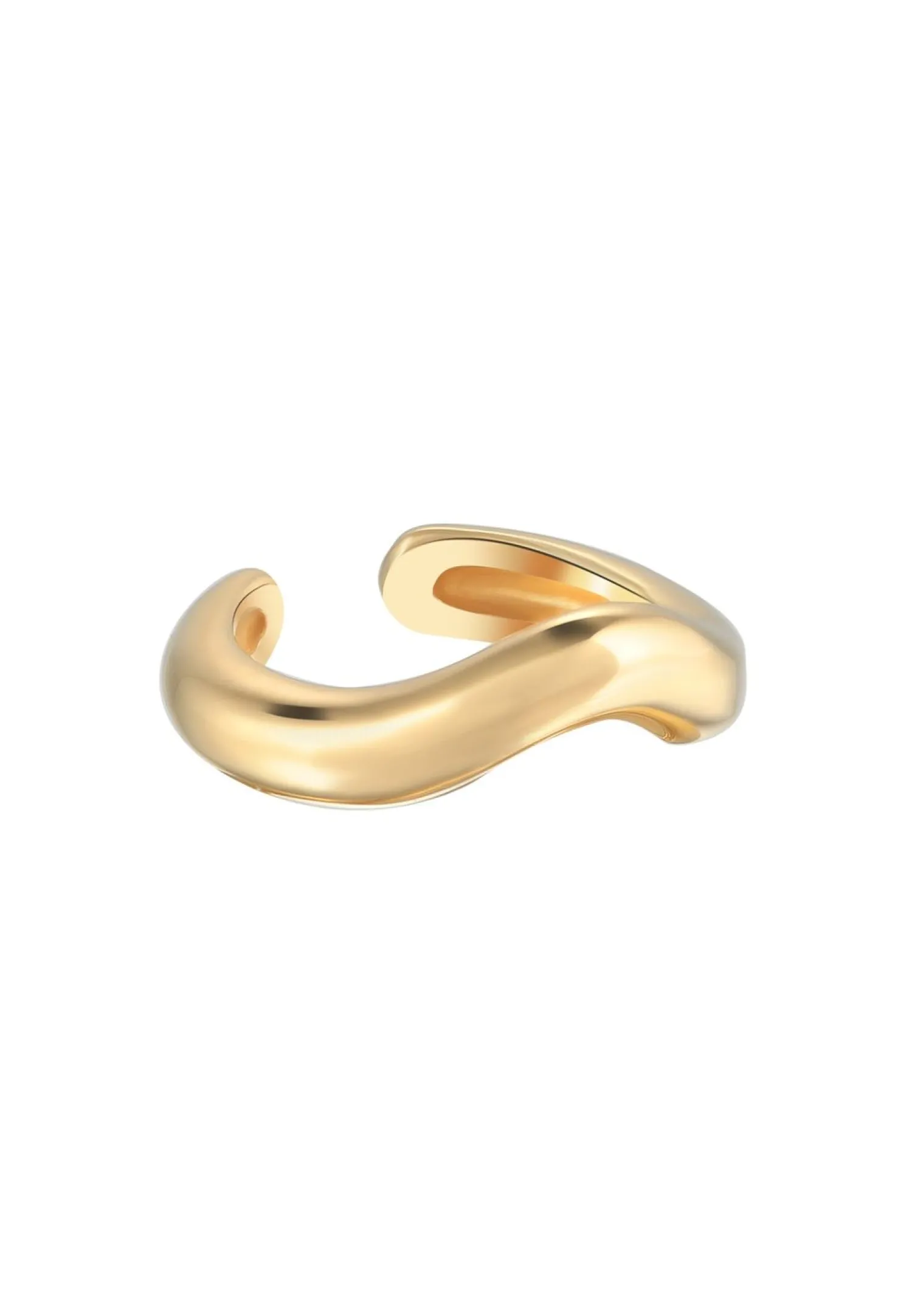 Elli Dames Oorklem Golvend Ontwerp In 925 Sterling Zilver