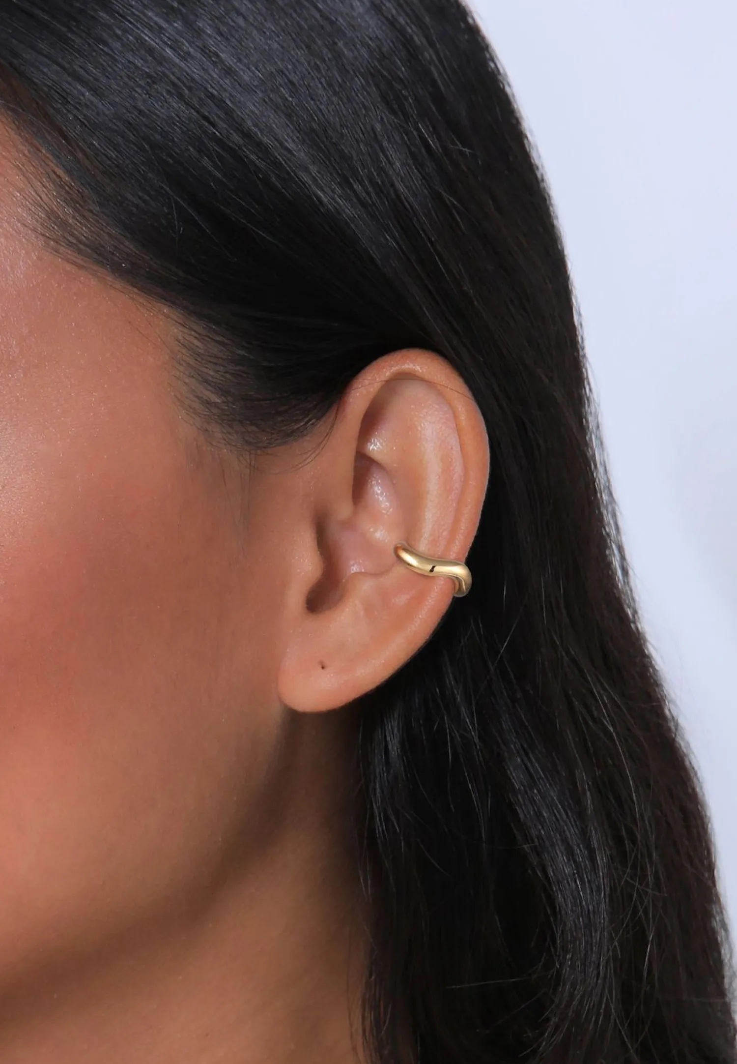 Elli Dames Oorklem Golvend Ontwerp In 925 Sterling Zilver