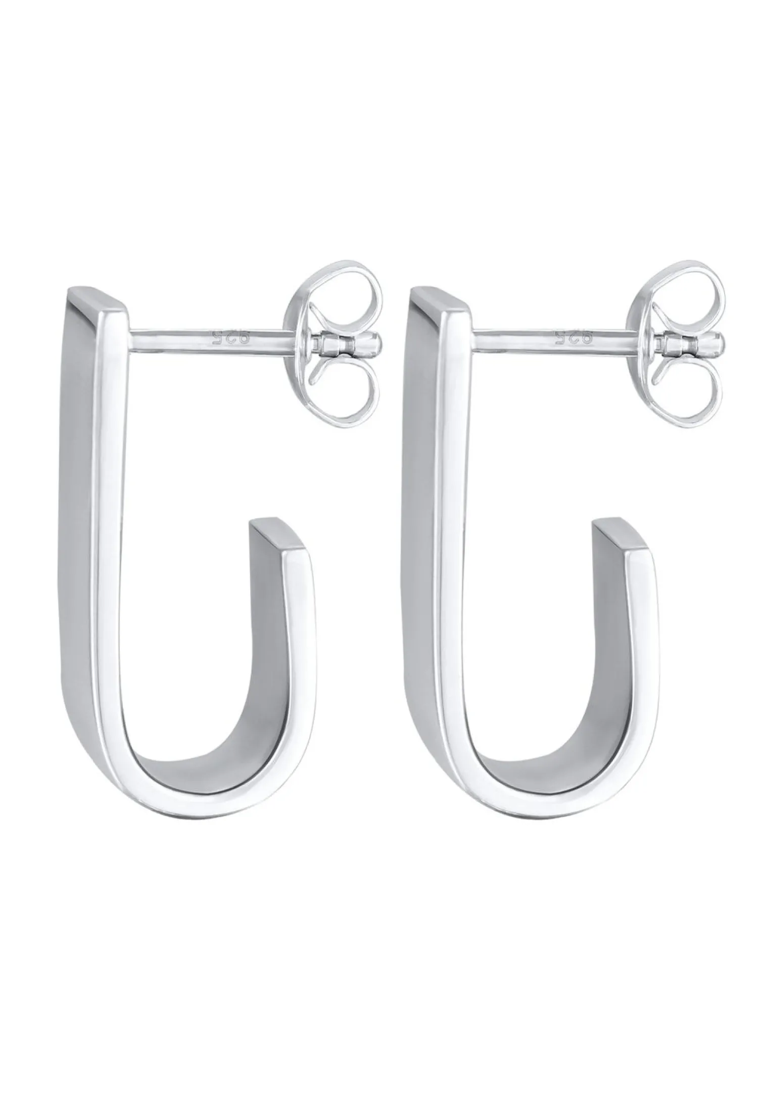 Elli Dames Oorsteker Chunky Modern In 925 Sterling Zilver