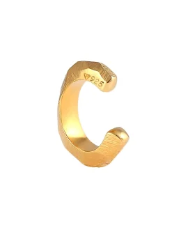 Elli Earcuff Klem Enkel Facet Look 925 Zilver
