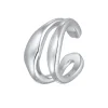 Elli PREMIUM Dames Oorklem Organisch Ontwerp In 925 Sterling Zilver