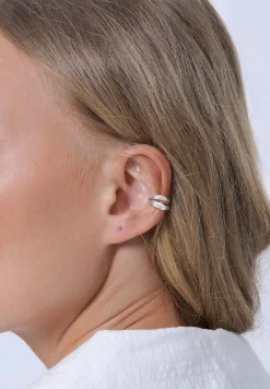 Elli PREMIUM Dames Oorklem Organisch Ontwerp In 925 Sterling Zilver