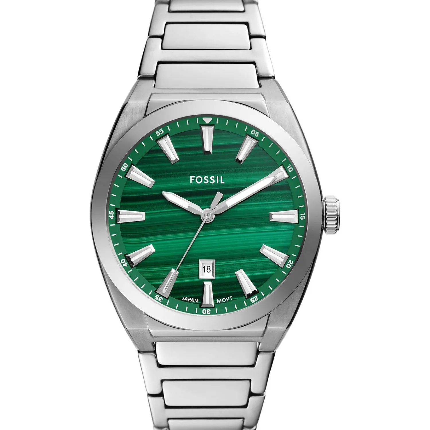 Fossil Herenhorloge Edelstaal