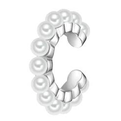 Glanzstücke München Glanzstucke Munchen Zilveren Oor Manchet Sterling Zilver Schelpparels In Zilver