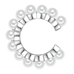 Glanzstücke München Glanzstucke Munchen Zilveren Oor Manchet Sterling Zilver Schelpparels In Zilver