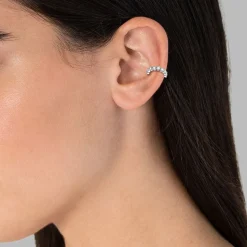Glanzstücke München Glanzstucke Munchen Zilveren Oor Manchet Sterling Zilver Zirkonia In Zilver