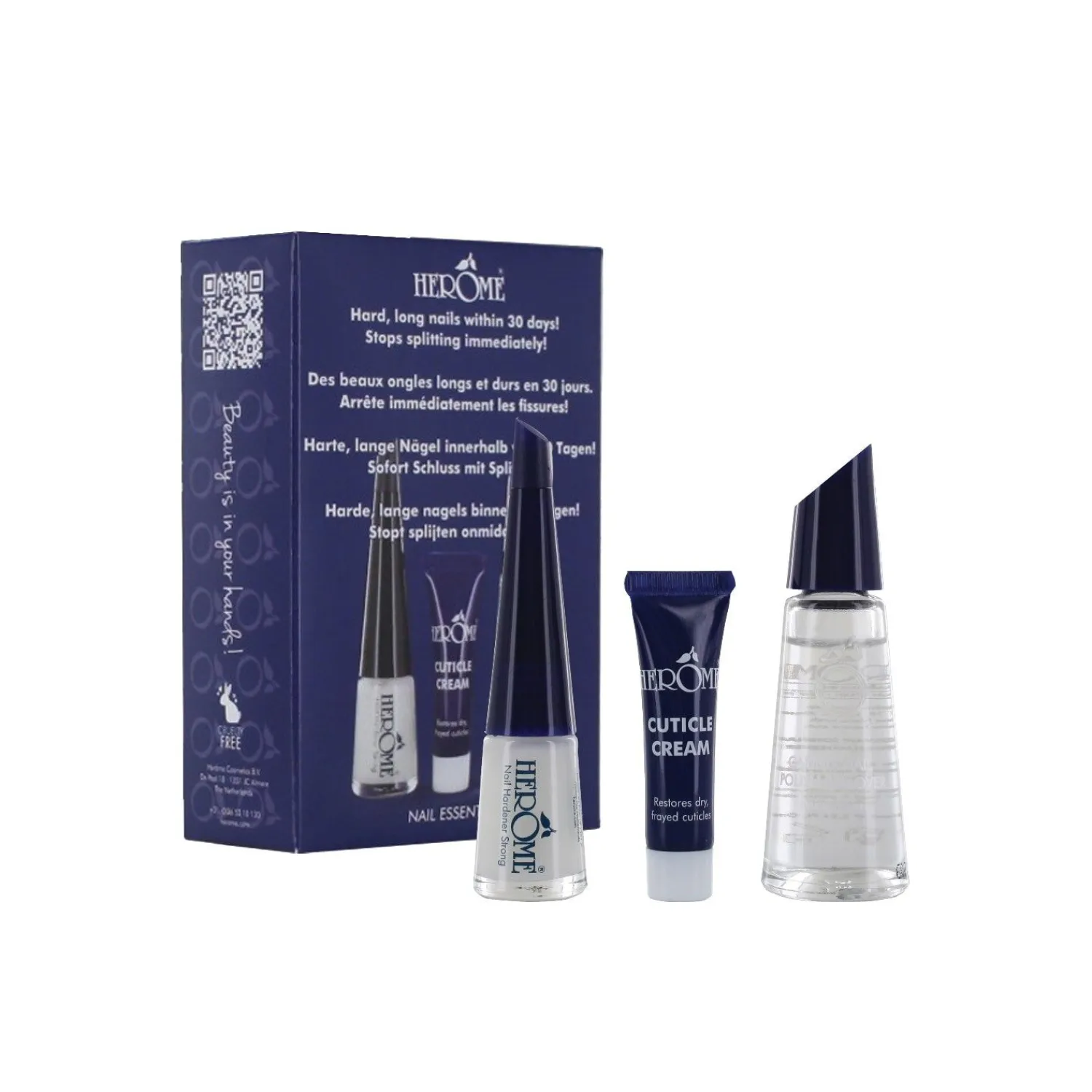 Herome Cosmetics Handverzorging Nail Essentials Set Zwakke En Splijtende Nagels