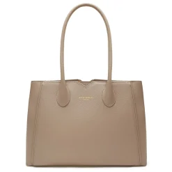 Isabel Bernard Honore Dames Handtas Leer - Taupe