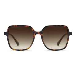 Vrouwen Isabel Bernard La Villette Rene Bruin Tortoise Vierkante Zonnebril - Bruin/Havana/Tortoise