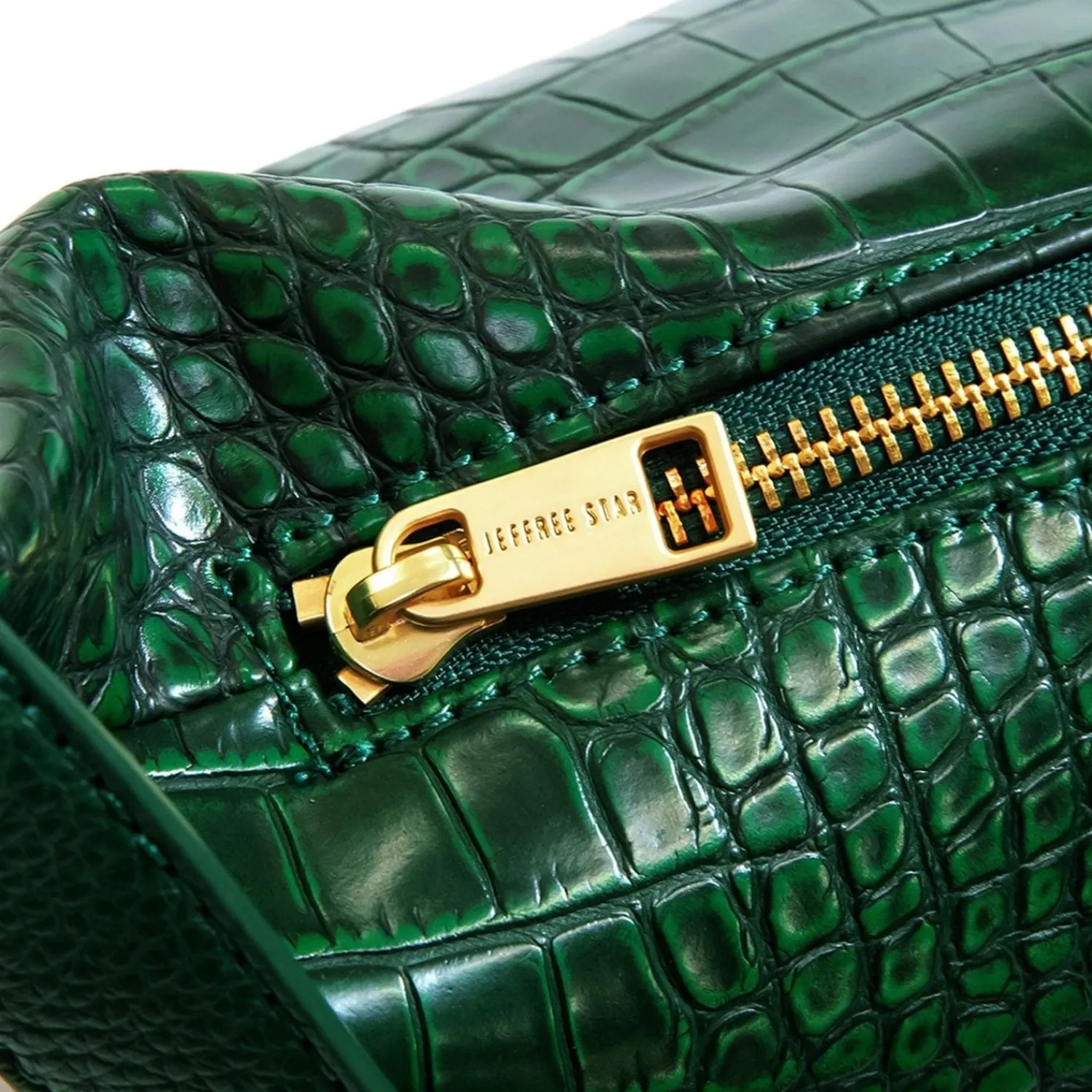 Jeffree Star Blood Money Collection Green Crocodile Cross Body