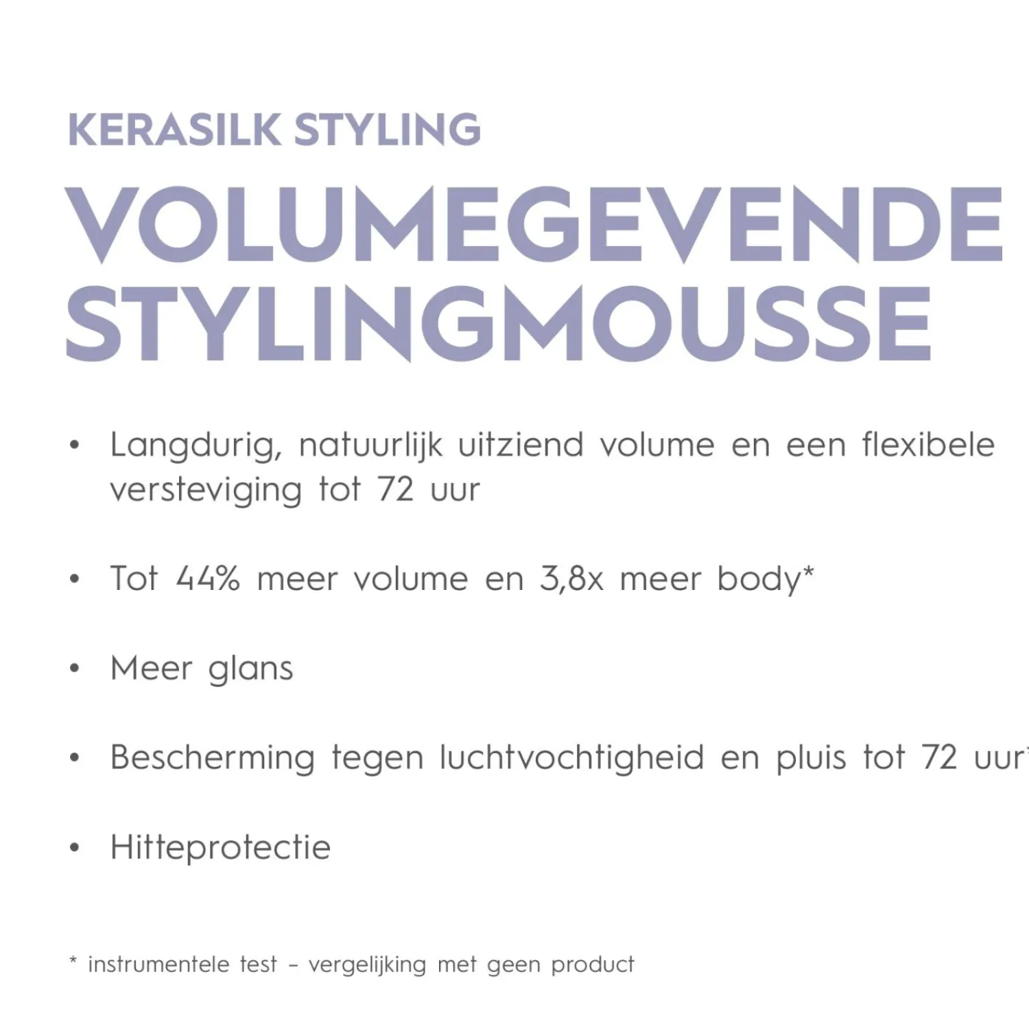 KERASILK Volumegevend Stylingschuim