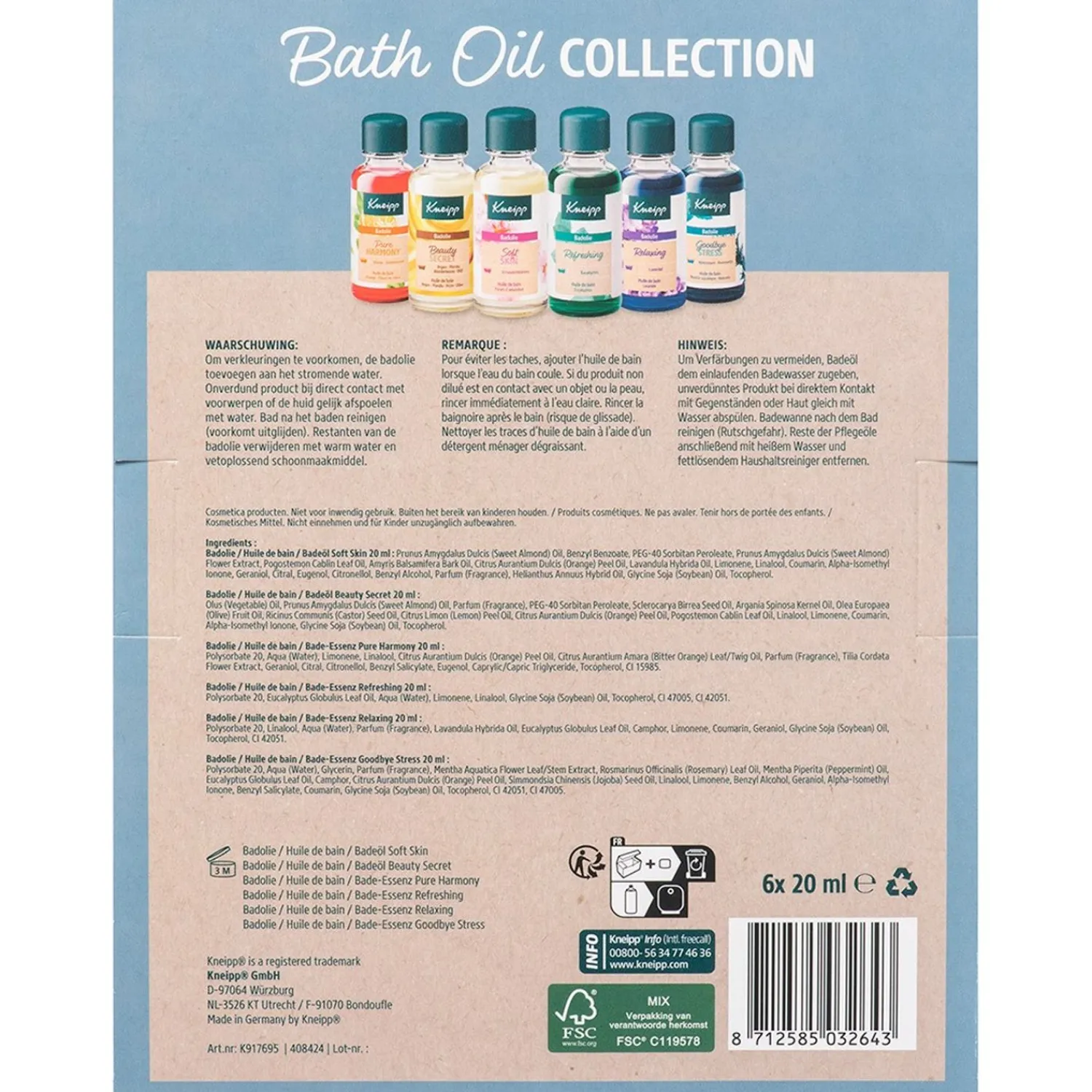 Kneipp Geschenkset Badolie