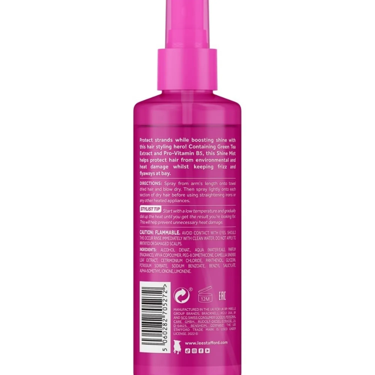 Lee Stafford Original Originele Hittebescherming Shine Mist