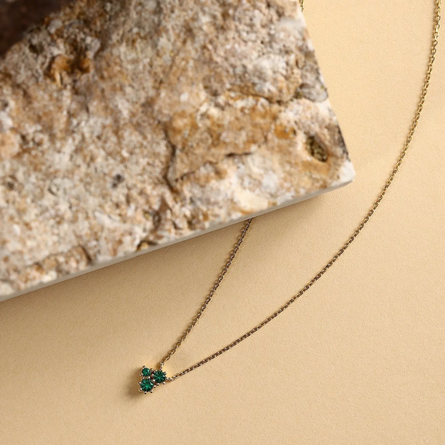 Live Diamond Ketting Geelgoud 375