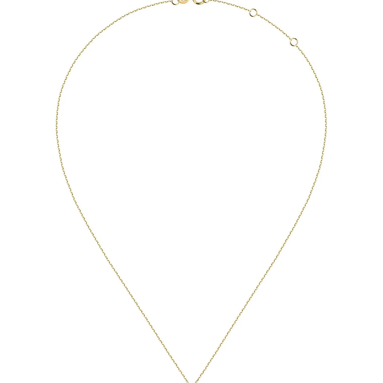 Live Diamond Ketting Geelgoud 375