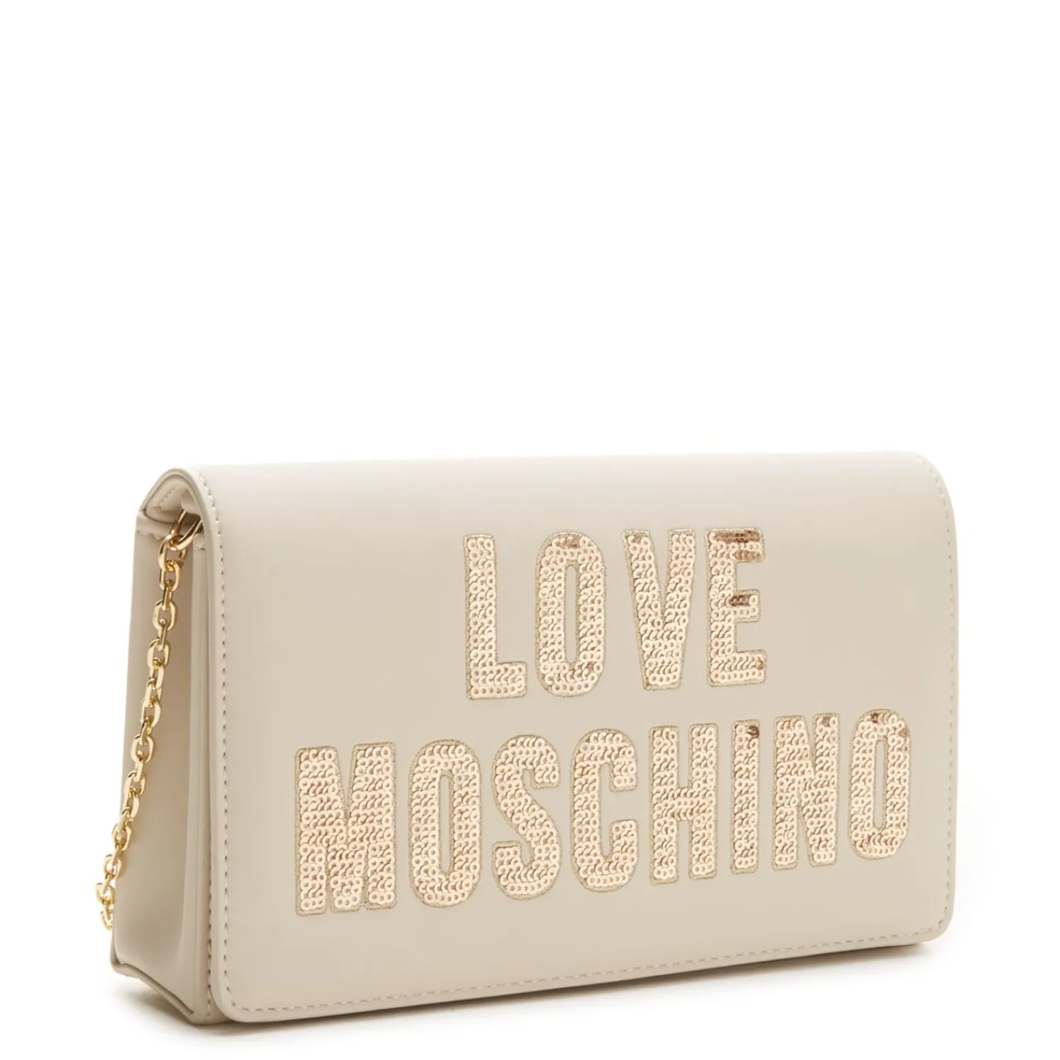Love Moschino Avorio Umhangetasche