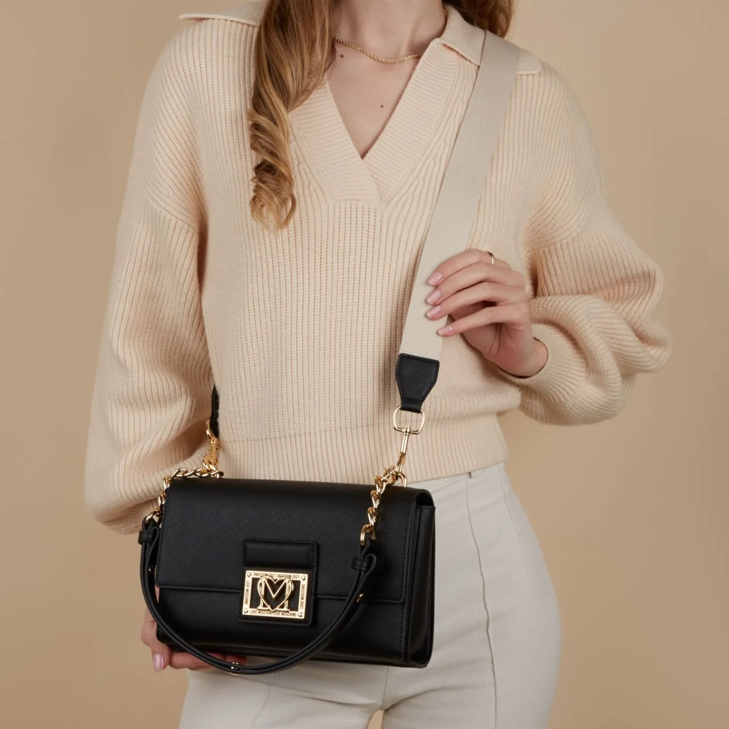 Love Moschino Saffiano Schoudertas