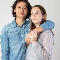Lucardi Ring 'Zaragoza' Zilver - Zilverkleurig-Goudkleurig